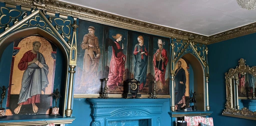 Corven Hall drawing room